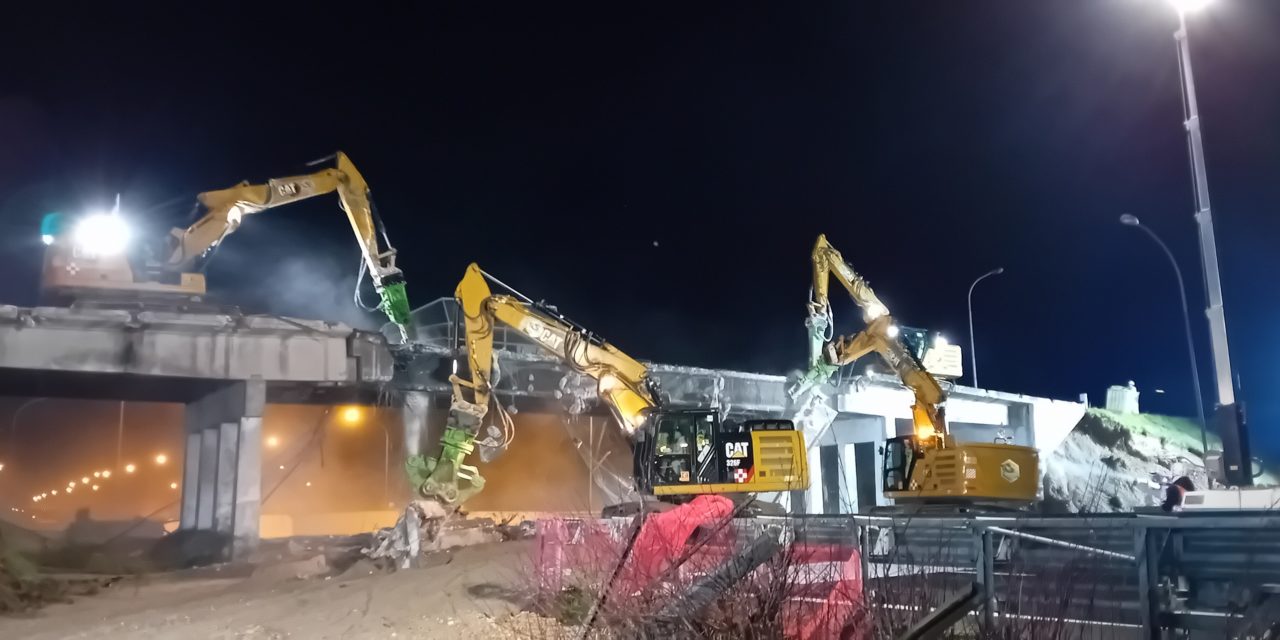 Autostrade Alto Adriatico: demolizione cavalcavia via Vittoria Cessalto