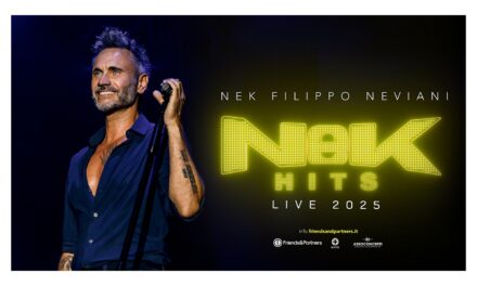 NEK: DA LUGLIO TORNERÀ A ESIBIRSI DAL VIVO CON NEK HITS – LIVE 2025 UN VIAGGIO TRA I SUOI PIÙ GRANDI SUCCESSI