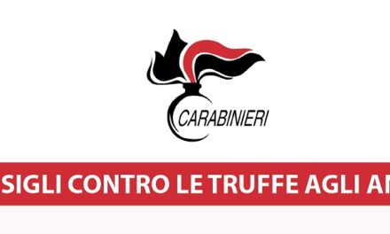 “DIFENDERSI DALLE TRUFFE: CONSIGLI E STRATEGIE”: VENERDÌ 4, VENERDÌ 11 E SABATO 15 APRILE TRE INCONTRI INFORMATIVI NELLE BIBLIOTECHE COMUNALI, IN COLLABORAZIONE CON L’ARMA DEI CARABINIERI E LE COOPERATIVE LA.SE E LA COLLINA