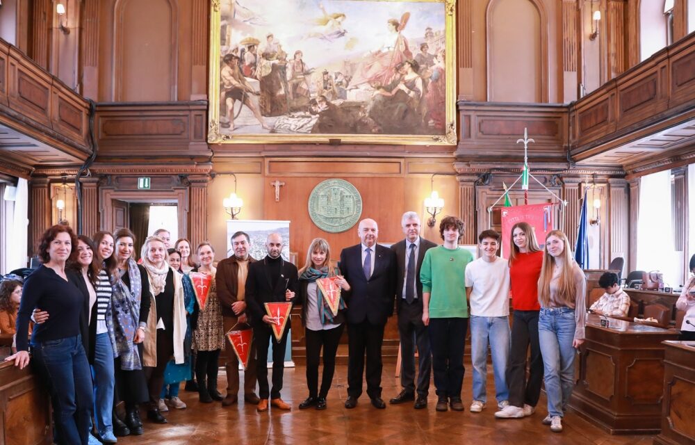 IL SINDACO HA RICEVUTO ALCUNE DELEGAZIONI DI STUDENTI PROVENIENTI DA VARIE PARTI DEL MONDO NELL’AMBITO DEL PROGETTO “INTERNATIONAL FRIENDSHIP WEEK”