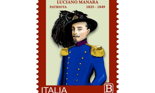 Poste Italiane: emesso il francobollo commemorativo per il patriota Luciano Manara, nel bicentenario dalla nascita