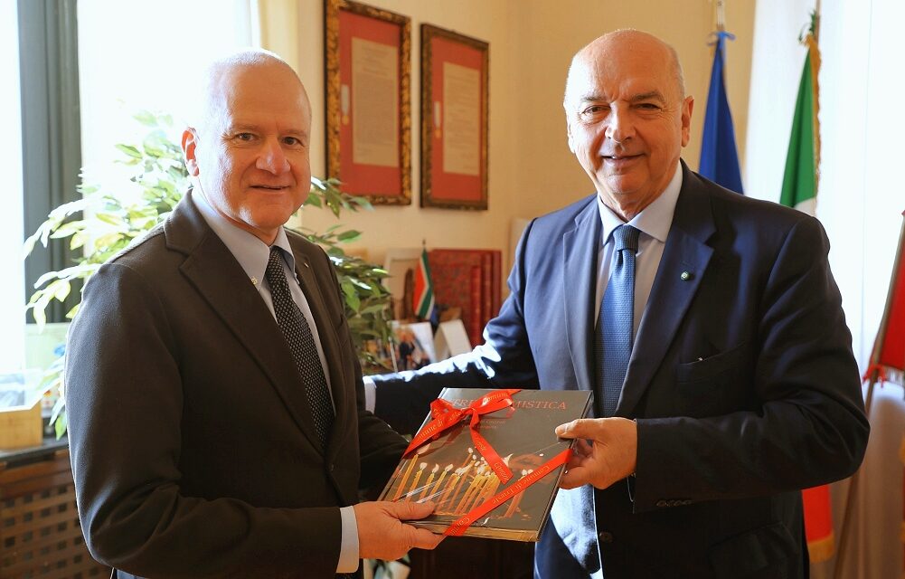 IL SINDACO ROBERTO DIPIAZZA HA RICEVUTO IN MUNICIPIO MARCO MELONI, AVVOCATO DISTRETTUALE DELLO STATO, INSEDIATOSI RECENTEMENTE