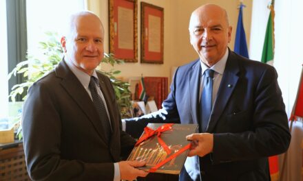 IL SINDACO ROBERTO DIPIAZZA HA RICEVUTO IN MUNICIPIO MARCO MELONI, AVVOCATO DISTRETTUALE DELLO STATO, INSEDIATOSI RECENTEMENTE