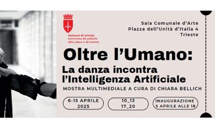 ALLA SALA COMUNALE D’ARTE DI PIAZZA UNITÀ LA MOSTRA MULTIMEDIALE DI CHIARA BELLICH “OLTRE L’UMANO: LA DANZA INCONTRA L’INTELLIGENZA ARTIFICIALE”