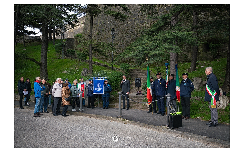 LE CERIMONIE PRESSO IL PARCO DELLA RIMEMBRANZA SUL COLLE DI SAN GIUSTO DI VENERDÌ 28 MARZO