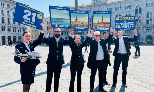 RYANAIR ANNUNCIA UN SECONDO AEROMOBILE BASATO A TRIESTE