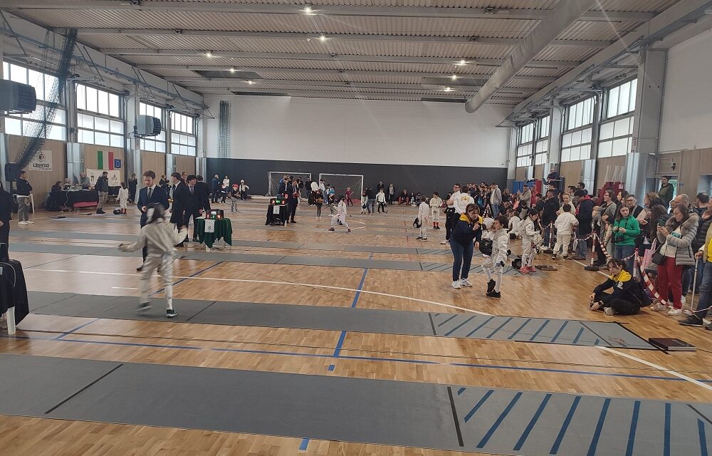 Con 90 piccoli atleti in gara, grande successo per le Libertiadi di Scherma di Pordenone