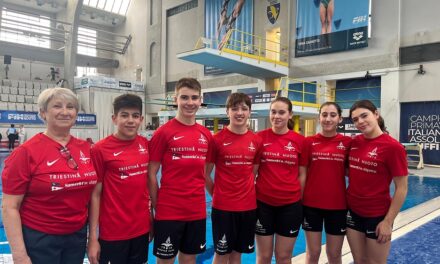 CAMPIONATI ITALIANI ASSOLUTI INDOOR OPEN DI TUFFI: TANTA NUOVA ESPERIENZA E OTTIME INDICAZIONI PERLA GIOVANE SQUADRA DELLA TRIESTINA NUOTO