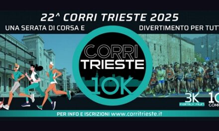 22ª Rosso Corri Trieste e 2ª Rosso di Sera Family Run,si corre sabato 17 maggio