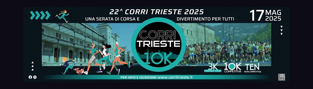 22ª Rosso Corri Trieste e 2ª Rosso di Sera Family Run,si corre sabato 17 maggio