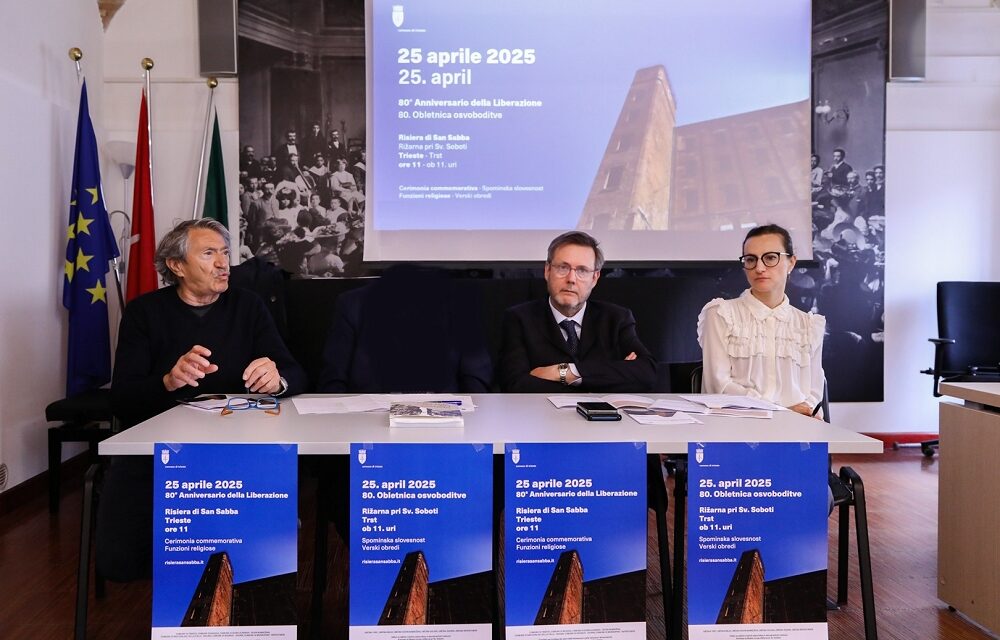 L’ASSESSORE ALLA CULTURA HA PRESENTATO LE INIZIATIVE PROMOSSE DAL COMUNE DI TRIESTE PER L’80° ANNIVERSARIO DEL 25 APRILE 1945