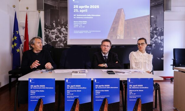 L’ASSESSORE ALLA CULTURA HA PRESENTATO LE INIZIATIVE PROMOSSE DAL COMUNE DI TRIESTE PER L’80° ANNIVERSARIO DEL 25 APRILE 1945
