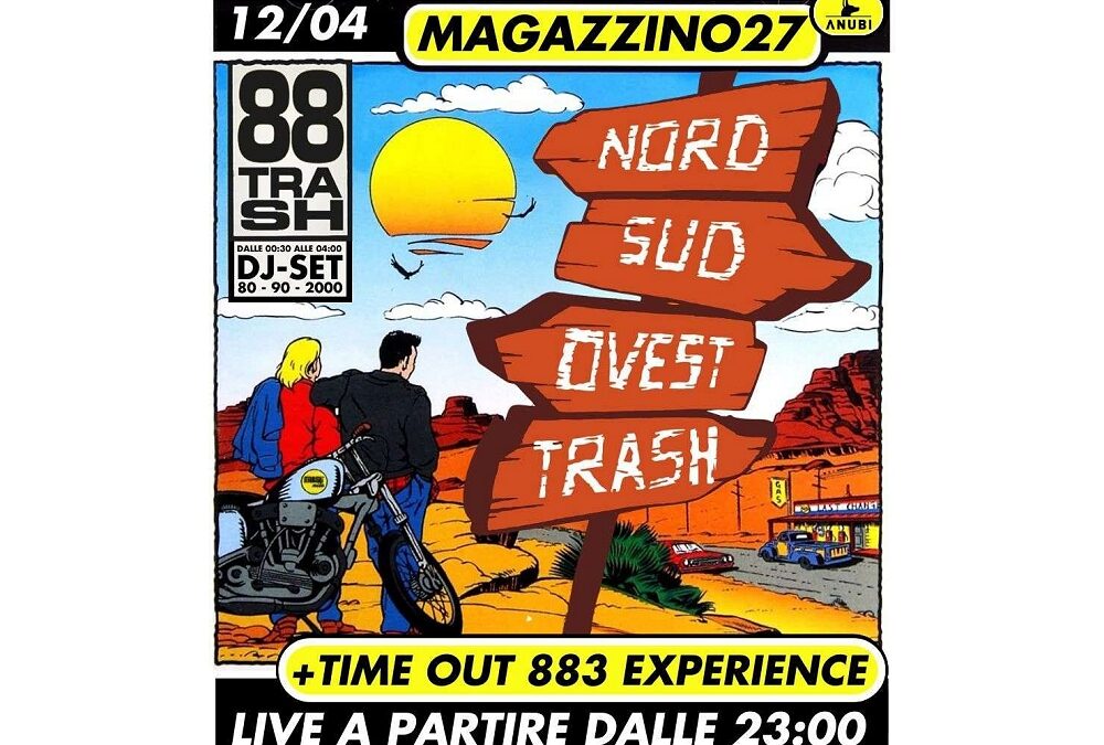 Un tuffo negli anni d’oro della musica italiana e non solo: arriva l’evento “88TRASH” al Magazzino 27