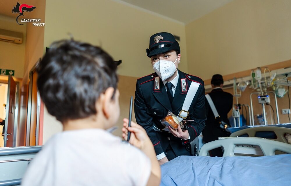I Carabinieri al Burlo per la Pasqua