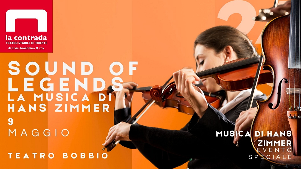 AL TEATRO LA CONTRADA DI TRIESTE VENERDì 9 MAGGIO 2025 ARRIVA L’EVENTO SPECIALE “SOUNDS OF LEGENDS. LA MUSICA DI HANS ZIMMER”