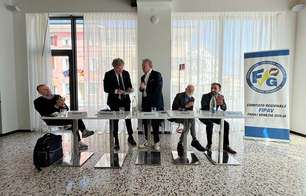 Plenaria Fipav Fvg: assemblea partecipata alla presenza del Consigliere federale Bianchini
