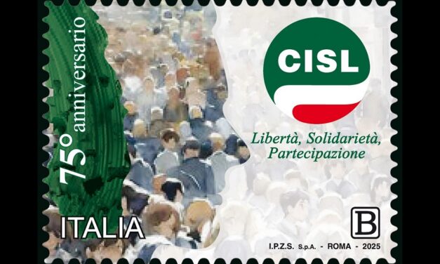 POSTE ITALIANE: emesso il francobollo ordinario dedicato a CISL