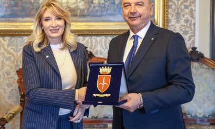 IL SINDACO ROBERTO DIPIAZZA HA INCONTRATO IL NUOVO QUESTORE DI TRIESTE, DOTTORESSA LILIA FREDELLA