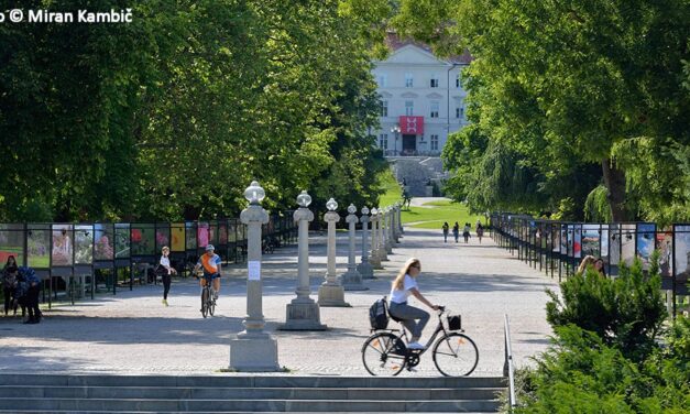 IN GIRO PER LUBIANA IN BICI
