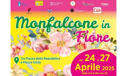 “Monfalcone in fiore”: dal 24 al 27 aprile la città si trasforma in un giardino a cielo aperto