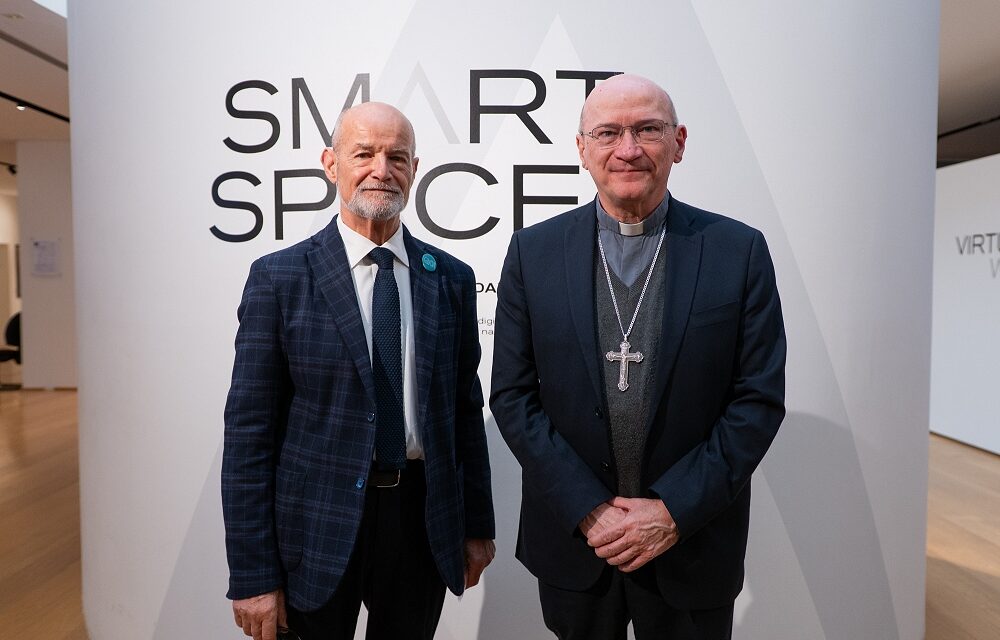 L’ARCIVESCOVO DI GORIZIA REDAELLI IN VISITA ALLO SMART SPACE DELLA FONDAZIONE CARIGO