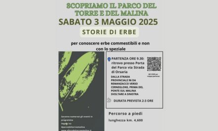 Remanzacco, sabato 3 maggio al Parco del Torre e del Malina in compagnia dello speziale alla scoperta delle erbe