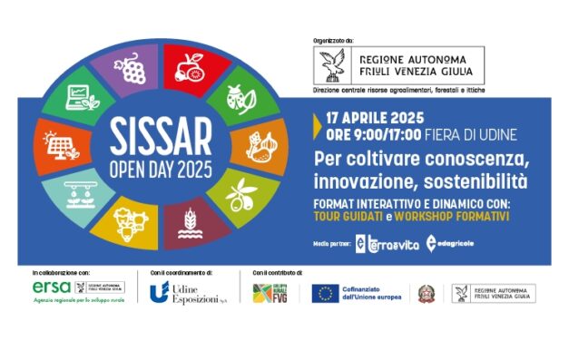 PRESENTATO SISSAR OPEN DAY 2025: L’AGRICOLTURA FVG SI INCONTRA A UDINE PER UN NUOVO SPAZIO DI COLLABORAZIONE
