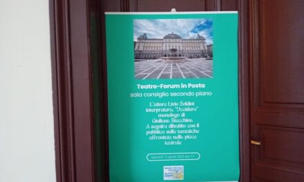 SECONDO APPUNTAMENTO DEL “TEATRO FORUM” NEL PALAZZO DELLE POSTE DI TRIESTE