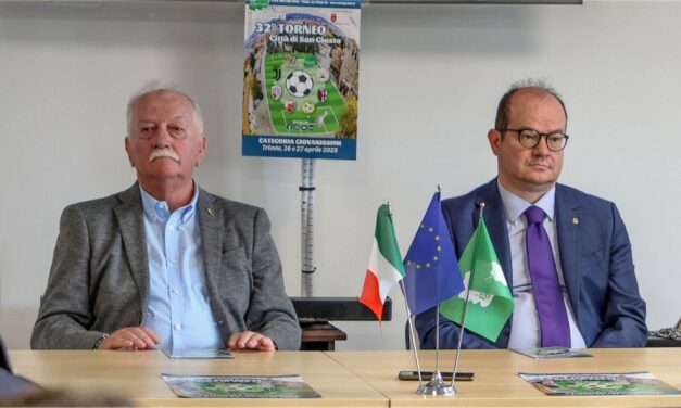 PRESENTATO IL “32° TORNEO DI CALCIO A CARATTERE INTERNAZIONALE, CATEGORIA GIOVANISSIMI”, ORGANIZZATO DALL’A.S.D. SAN LUIGI IN PROGRAMMA DAL 25 AL 27 APRILE