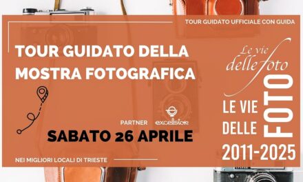 Sabato 26 aprile si concludono i tour guidati “Le vie delle Foto 2025” tra fotografia e scoperta urbana: ogni sabato una nuova occasione per conoscere Trieste