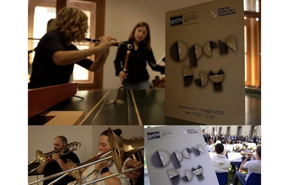 DOMENICA OPEN DAY al CONSERVATORIO TOMADINI, un migliaio di presenze dalle 10 alle 19, 44 concerti e oltre 120 ore di lezione