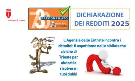 GIOVEDÌ 15 E LUNEDÌ 19 MAGGIO IL MODELLO 730 IN BIBLIOTECA