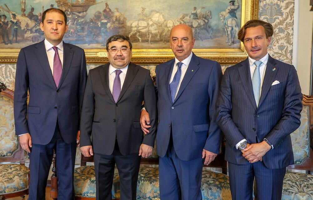 L’AMBASCIATORE DELLA REPUBBLICA DEL KAZAKHSTAN, YERBOLAT SEMBAYEV, È STATO RICEVUTO IN MUNICIPIO DAL SINDACO ROBERTO DIPIAZZA