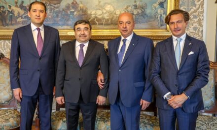 L’AMBASCIATORE DELLA REPUBBLICA DEL KAZAKHSTAN, YERBOLAT SEMBAYEV, È STATO RICEVUTO IN MUNICIPIO DAL SINDACO ROBERTO DIPIAZZA