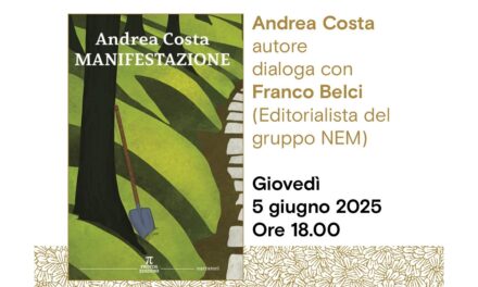 All’Antico Caffè San Marco Andrea Costa presenta il suo libro “Manifestazione”