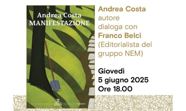 All’Antico Caffè San Marco Andrea Costa presenta il suo libro “Manifestazione”