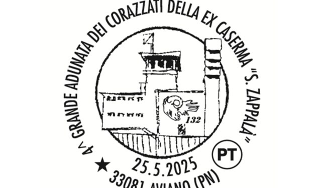 DISPONIBILE AD AVIANO L’ANNULLO FILATELICO DEDICATO ALL’ADUNATA DEI CORAZZATI
