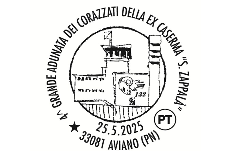 DISPONIBILE AD AVIANO L’ANNULLO FILATELICO DEDICATO ALL’ADUNATA DEI CORAZZATI