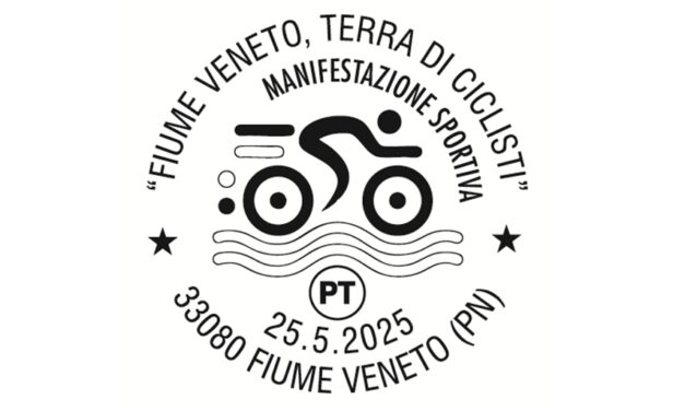 DISPONIBILE A FIUME VENETO L’ANNULLO DEDICATO ALLA MANIFESTAZIONE SPORTIVA “FIUME VENETO TERRA DI CICLISTI”