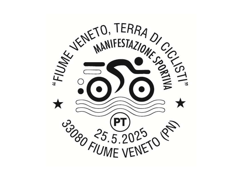 DISPONIBILE A FIUME VENETO L’ANNULLO DEDICATO ALLA MANIFESTAZIONE SPORTIVA “FIUME VENETO TERRA DI CICLISTI”