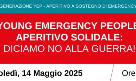 YOUNG EMERGENCY PEOPLE: APERITIVO SOLIDALE AL BAR KNULP