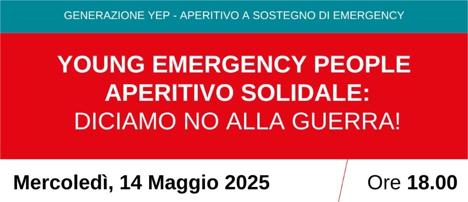 YOUNG EMERGENCY PEOPLE: APERITIVO SOLIDALE AL BAR KNULP