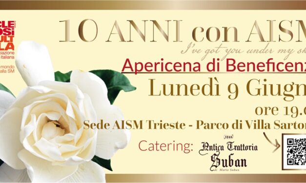 APERICENA DI BENEFICENZA presso la Sede AISM Trieste – Parco di Villa Sartorio