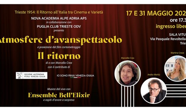 Trieste 1954 – tra cinema e varietà: lo spettacolo replica presso la Sala Vitulli di via Revoltella 39