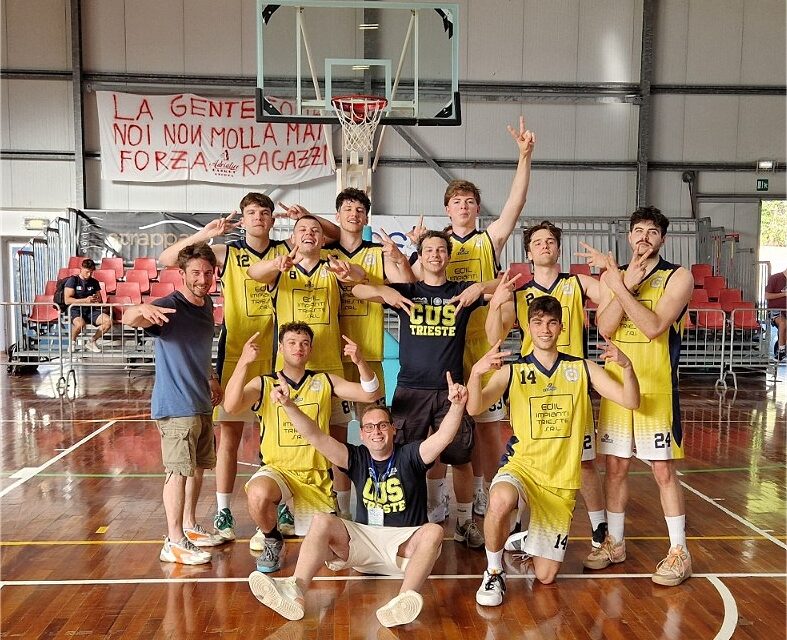 CAMPIONATI NAZIONALI UNIVERSITATI DI BASKET MASCHILE AD ANCONA: IL CUS TRIESTE CONTINUA A SOGNARE, È IN FINALE