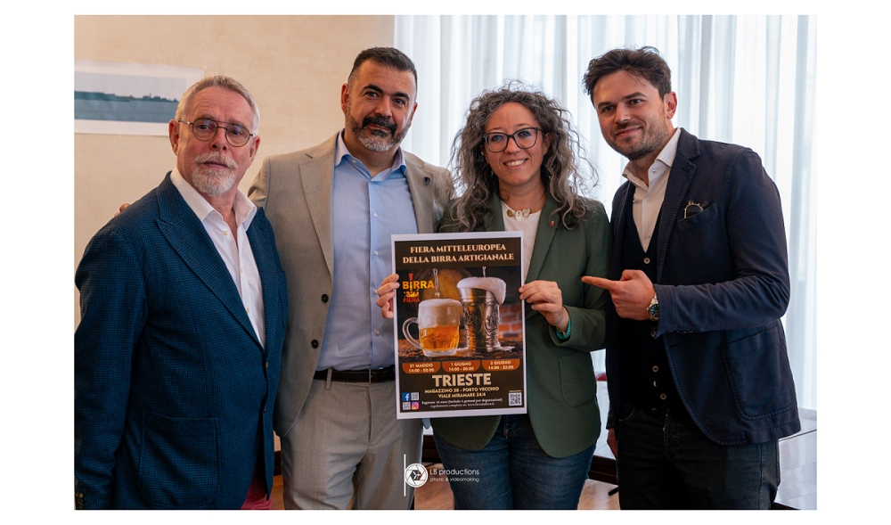 Presentata Birra in Fiera 2025, la prima Fiera Mitteleuropea della Birra Artigianale a Trieste
