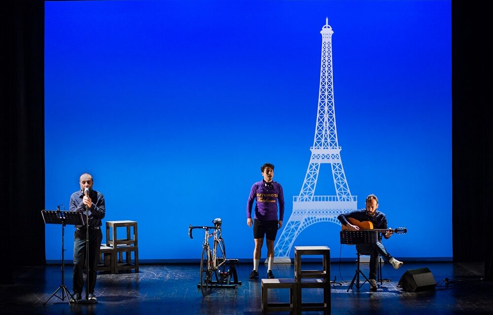 ORLANDO NON FA SUONARE IL CORNO spettacolo sul ciclista OTTAVIO BOTTECCHIA con KALUS MARTINI al TEATRO STABILE DEL FRIULI VENEZIA GIULIA