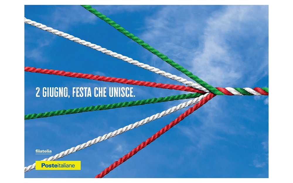 NEGLI UFFICI POSTALI DI PORDENONE, UDINE, GORIZIA E TRIESTE DISPONIBILE LA CARTOLINA DELLA FESTA DELLA REPUBBLICA