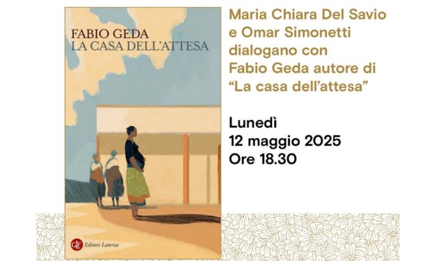 CUAMM: Fabio Geda presenta “La casa dell’attesa” all’Antico Caffè San Marco