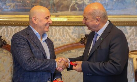 IL SINDACO ROBERTO DIPIAZZA HA INCONTRATO QUESTA MATTINA PAOLO ROSSO, PRESIDENTE DELLA ROSSO COSTRUZIONI